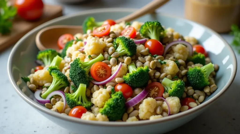 broccoli and cauliflower salad recipe