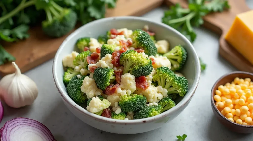 broccoli cauliflower salad